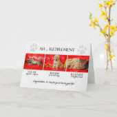 Fun Retirement Gefeliciteerd met de Pet Lover Kaart (Gele Bloem)