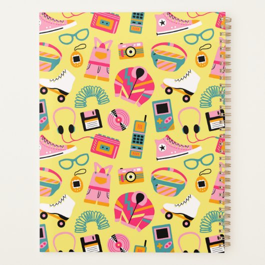 Fun retro 90s nostalgia – drawings Y2K revival Planner (Achterkant)