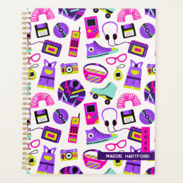 Fun retro 90s nostalgia – drawings Y2K revival Planner