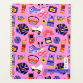 Fun retro 90s nostalgia – drawings Y2K revival Planner (Voorkant)
