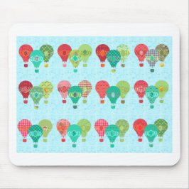 Fun Retro Balloons  pasteelkunst Muismat
