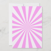 Fun Retro Bowling Birthday Girl Party Kaart (Achterkant)