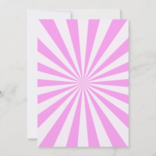 Fun Retro Bowling Birthday Girl Party  Kaart (Achterkant)