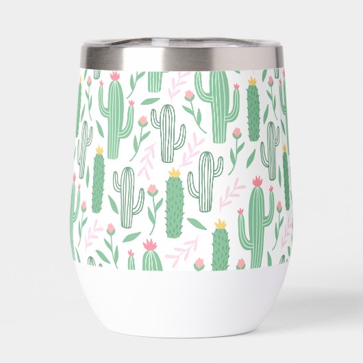 Fun Retro Cactus Succulent Floral Baby shower (Achterkant)