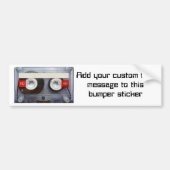 Fun Retro-Cassettebandje Bumpersticker (Voorkant)