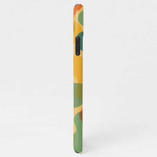 Fun Retro Classic Amorphous Shapes Art Pattern iPhone Hoesje (Rechterkant)