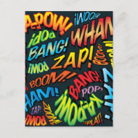 Fun Retro Comic Book Pop Art-geluiden