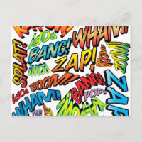 Fun Retro Comic Book Pop Art-geluiden