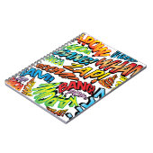 Fun Retro Comic Book Pop Art Sound Notitieboek (Linkerzijde)