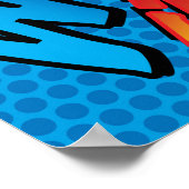 Fun Retro Comic Book Pop Art Sound Poster (Hoek)