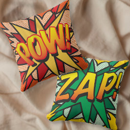 Fun Retro Comic Book Pop Art ZAP POW Kussen
