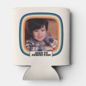 Fun Retro Custom 40th Birthday Photo Blikjeskoeler (Achterkant)