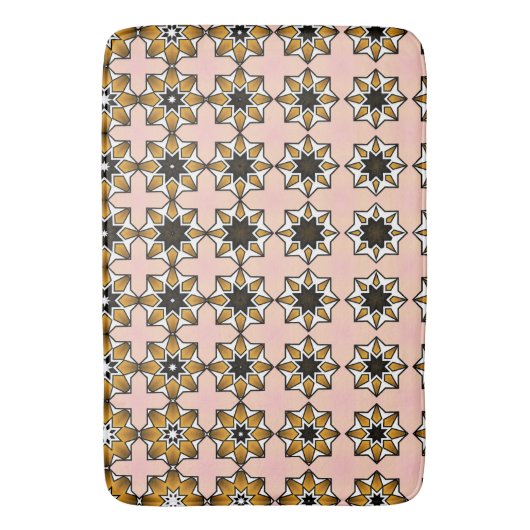 Fun retro design gradiëntkleuren badmat (Voorkant Verticaal)