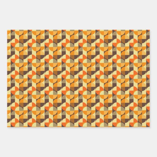 Fun Retro Design Groovy 70's Inpakpapier Vel (Voorkant 3)