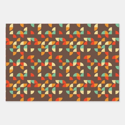 Fun Retro Design Groovy 70's Inpakpapier Vel (Voorkant 2)