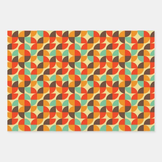Fun Retro Design Groovy 70's Inpakpapier Vel (Voorkant)
