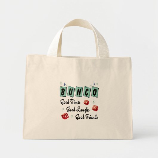 Fun Retro Good Times Bunco Mini Tote Bag (Voorkant)