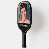 Fun Retro Houseechtgenote Snarky Quote Pickleball  Pickleball Paddle (Links)