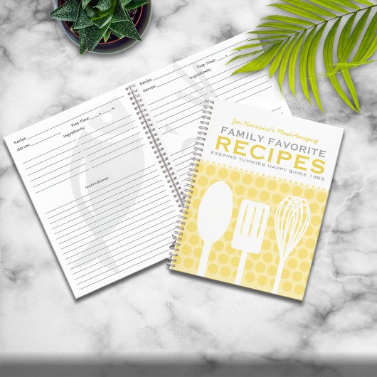 Fun Retro-stijl Ontvangt op maat Notitieboek