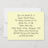 Fun Retro Surprise Vrijgezellenfeest Party-uitnodi Kaart (Achterkant)