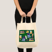 Fun Retro Tech Tote Bag (Voorkant (product))