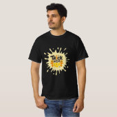 Fun Retro "Trick or Treat" Splash Men Halloween  T-shirt (Voorkant volledig)