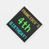 Fun /Retro Video Game 14th Birthday Servetten (Hoek)