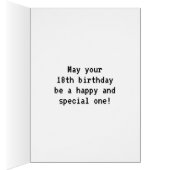 Fun /Retro Video Game 18th Birthday (Binnen (Rechts))