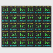 Fun /Retro Video Game: 1 september Cadeaupapier (Vlak)