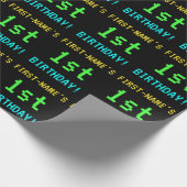 Fun /Retro Video Game: 1 september Cadeaupapier (Hoek)