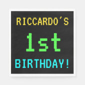 Fun /Retro Video Game: 1 september Servet (Voorkant)