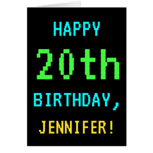 Fun /Retro Video Game Kijk 20th Birthday