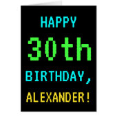 Fun /Retro Video Game Kijk 30e verjaardag (Voorkant)