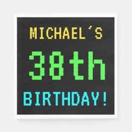 Fun /Retro Video Game Kijk 38e verjaardag Servet