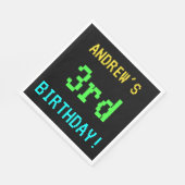 Fun /Retro Video Game Kijk 3rd Birthday Servetten (Hoek)