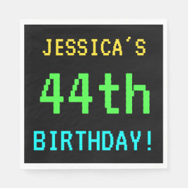 Fun /Retro Video Game Kijk 44th Birthday Servet