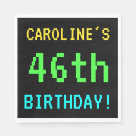 Fun /Retro Video Game Kijk 46th Birthday Servet