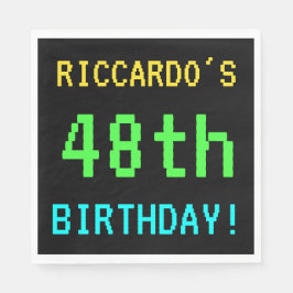 Fun /Retro Video Game Kijk 48th Birthday Servet