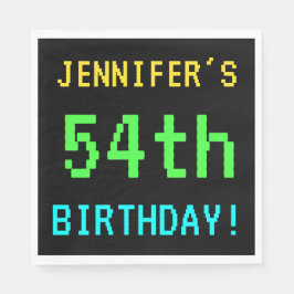 Fun /Retro Video Game Kijk 54th Birthday Servet