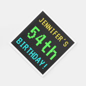 Fun /Retro Video Game Kijk 54th Birthday Servet (Hoek)