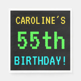 Fun /Retro Video Game Kijk 55e verjaardag Servet