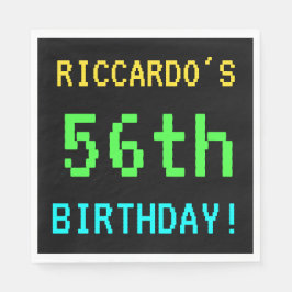 Fun /Retro Video Game Kijk 56th Birthday Servet