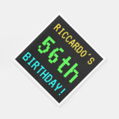 Fun /Retro Video Game Kijk 56th Birthday Servet (Hoek)