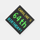 Fun /Retro Video Game Kijk 64th Birthday Servet (Hoek)