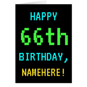 Fun /Retro Video Game Kijk 66th Birthday