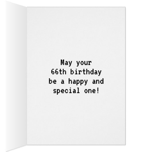 Fun /Retro Video Game Kijk 66th Birthday (Binnen (Rechts))