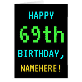 Fun /Retro Video Game Kijk 69th Birthday