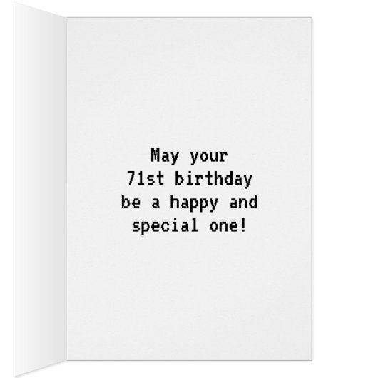 Fun /Retro Video Game Kijk 71e verjaardag (Binnen (Rechts))