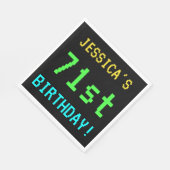 Fun /Retro Video Game Kijk 71e verjaardag Servetten (Hoek)