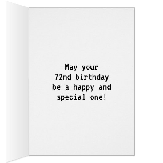 Fun /Retro Video Game Kijk 72e verjaardag (Binnen (Rechts))